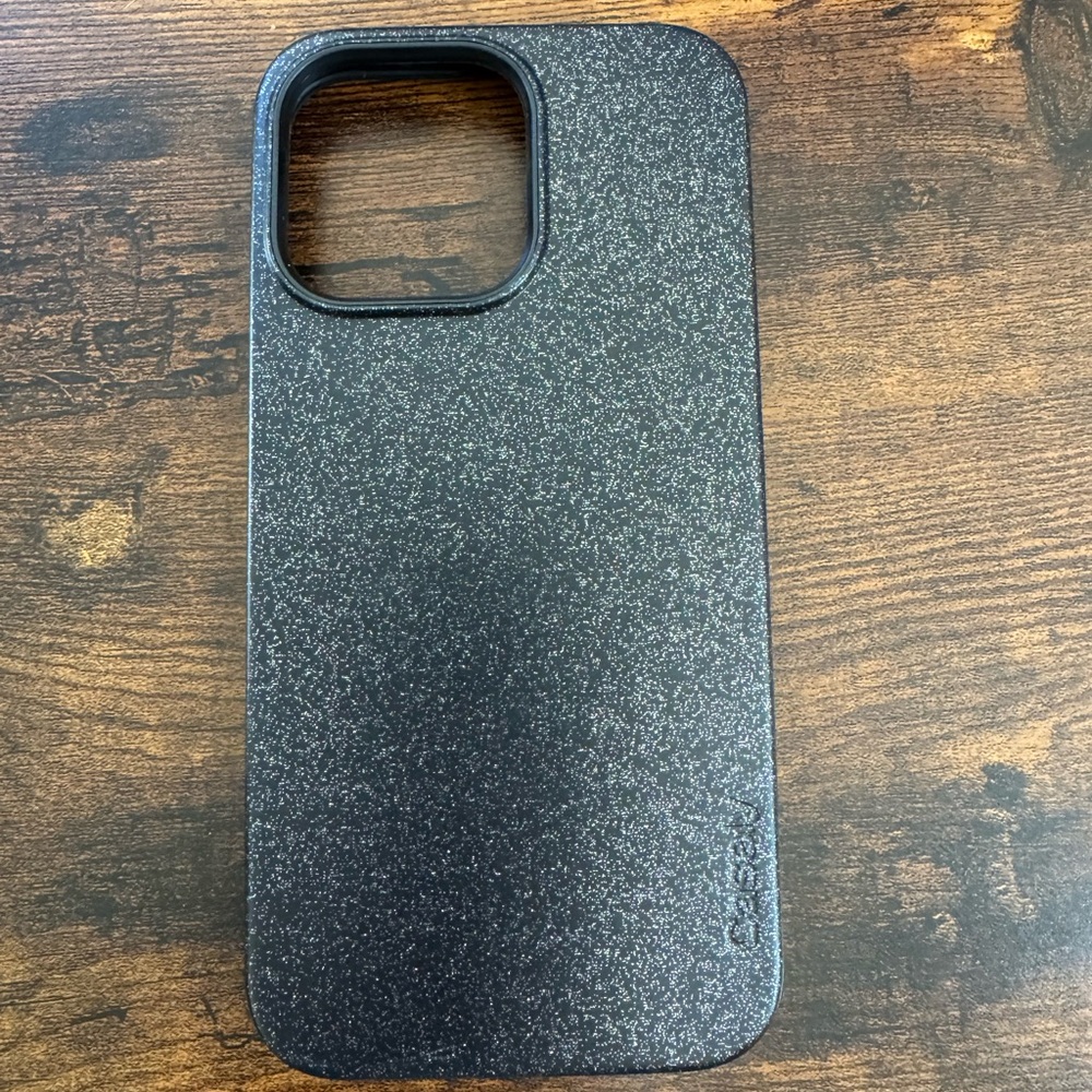 Casely Bold Black Glitter iPhone 15 Pro Max Case MagSafe